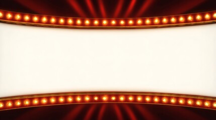 Bright Retro Frame with Spotlight Effect for Creative Design Projects