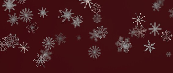 Abstract winter background with snowflakes. Winter, christmas and new year concepts. Background for seasonal gr © vegefox.com