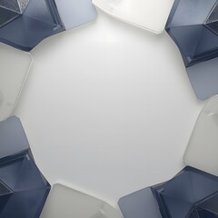 Geometric Metal Frame