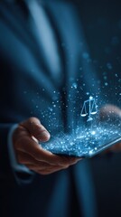 Innovative AI Interface for Legal Technology Presentation