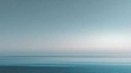 Fototapeta premium Calm Ocean Horizon Seascape