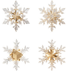 雪の結晶　氷　冬