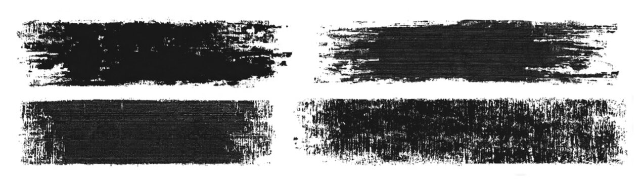 Rough black vintage stamp texture effect isolated PNG cutout, transparent background