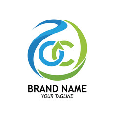 simple and minimalist logo design nature