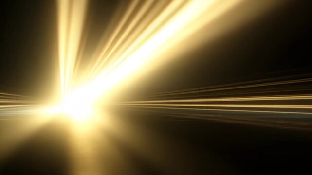 abstract background with rays, yellow, light