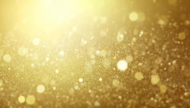 Golden Background with Sparkling Bokeh Lights Captures the Essence of Elegance, Celebration, and Opulence, Perfect for Festive Designs and Glamorous Visuals