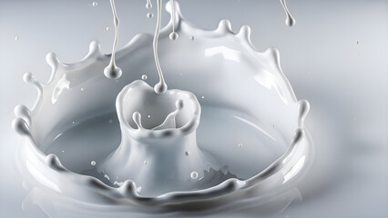 Abstract background of liquid white
