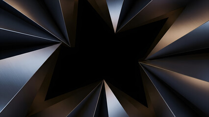 Abstract Geometric Pattern of Dark M13