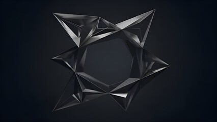 Abstract geometric pattern of dark mysterious and moody vibes