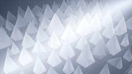 Abstract geometric pattern of white 7