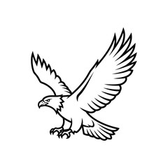 Obraz premium eagle vector illustration