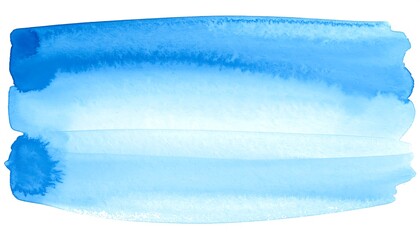 A vibrant watercolor wash, transitioning from deep to light blues, suggesting a calming, ethereal effect