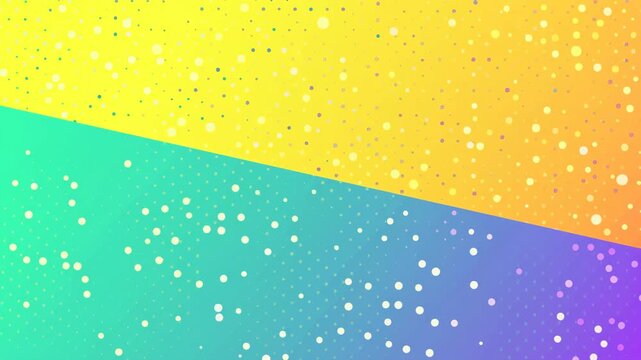 abstract colorful background with bubbles, circle, polka dots, green, blue, yellow