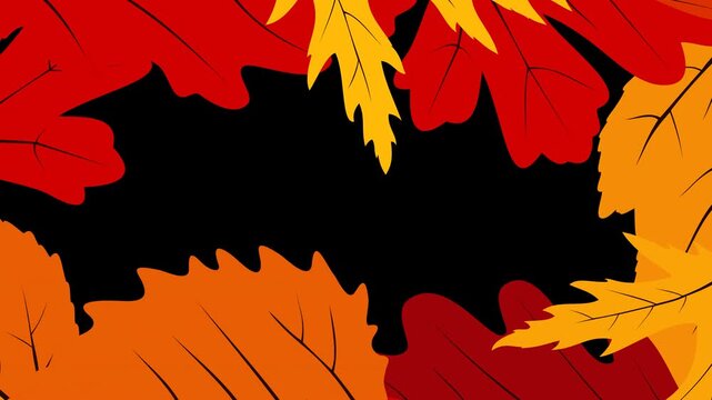 3 Seasonal Leaf Transitions Pack with Alpha Channel Overlay