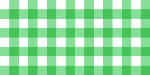 Seamless green checkered pattern background with fresh tones. Abstract geometric grid texture ideal for wallpaper, fabric, wrapping paper, web design, branding, and modern decorative use.