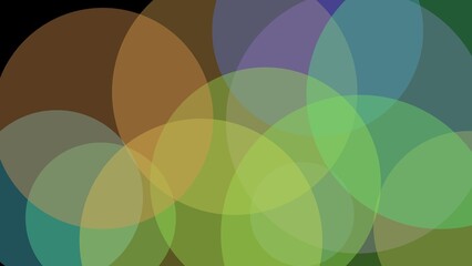 Modern Geometric Overlapping Circles Abstract Graphic Design Isolated background