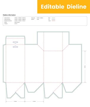 concave hanger toy hanging box dieline template box dieline die lines packaging custom dieline  box cardboard box dieline pizza box dieline printable product packaging layout,