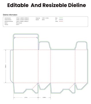pvc boxes reverse inserts dieline template box dieline die lines packaging custom dieline  box cardboard box dieline pizza box dieline printable product packaging layout,