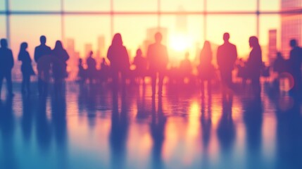 Professional business meeting silhouettes in modern conference room discussion silhouetted figures in professional meeting room collaborative business discussion.