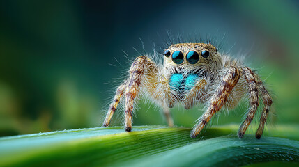 Colorful Spider Macro Nature Portrait