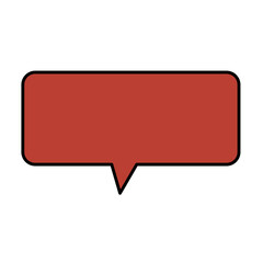 Fototapeta premium Speech bubbles with textured