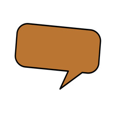 Naklejka premium Speech bubbles with textured