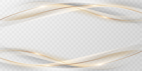 white background design With luxurious golden effect elements. Vector illustration