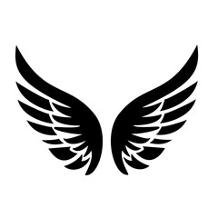 Fototapeta premium Wing icon. Wing icon set. Vector emblem