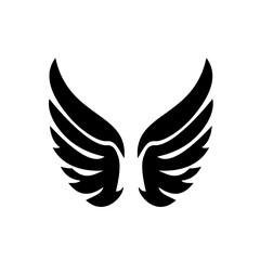 Obraz premium Wing icon. Wing icon set. Vector emblem