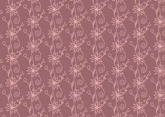 Floral Feminine Pink Background