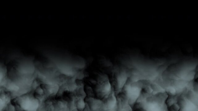 High-quality smoke motion graphic featuring realistic swirling smoke plumes, loopable effect ideal for VFX overlays, cinematic edits, and dark atmospheres.