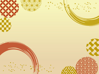 和フレーム背景