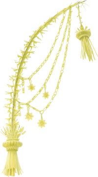 Penjor aka Janur Kuning used for wedding Decoration