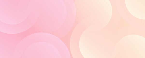 Minimalist banner background, pastel colorful, pink and yellow gradations.