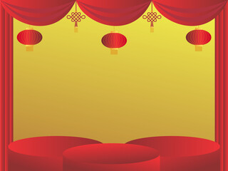 Chinese New Year background icon 
