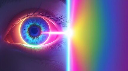eye of the rainbow