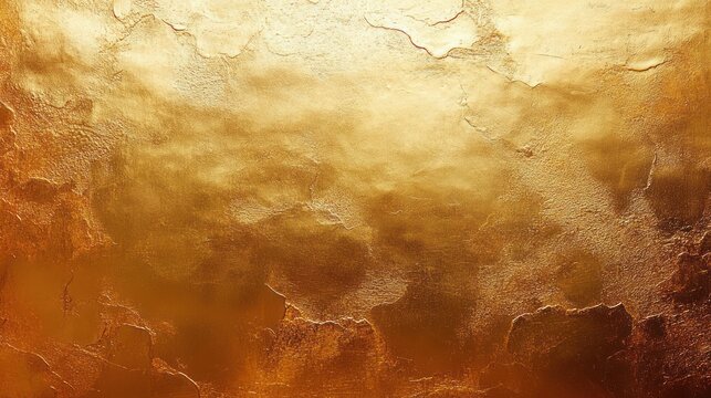 Textured golden metallic surface with luminous warm patina, cracks and irregular gilded patches conveying opulence and aged elegance