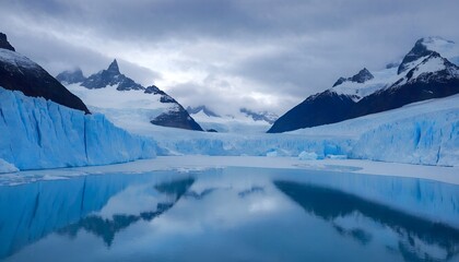 mountain landscape with lake