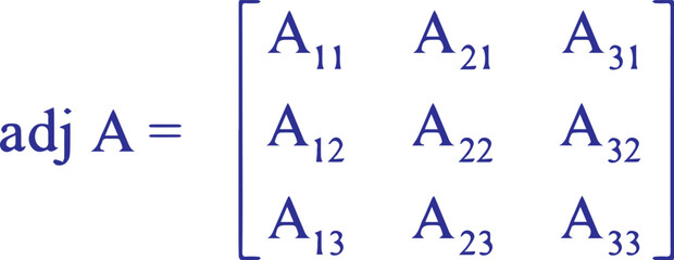 Matrix Linear Algebra Vector Illustration Explaining Mathematical Transformations, Coordinate Systems and Analytical Structures