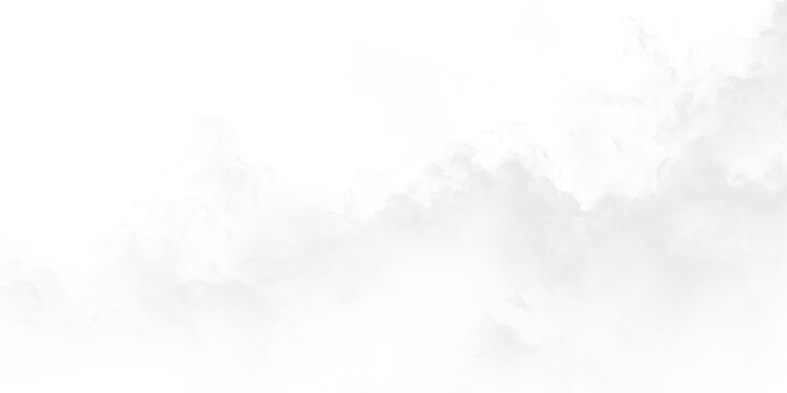 Cloud formations on a transparent background with soft textures and shapes that suggest movement and change in the atmosphere