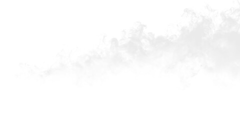 White clouds drift slowly against a transparent background during a sunny day showing changing shapes and patterns © Liubov