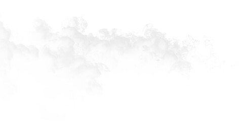 Obraz premium White smoke extending across a transparent background on a clear day in a digital art project