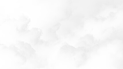 Soft clouds float against a transparent background with subtle variations in gray and white shades, creating a gentle visual pattern