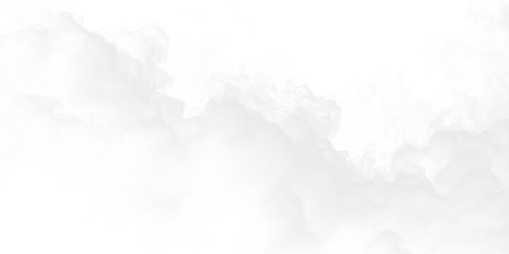 Clouds float softly on a transparent background with no defined edges and a light appearance in a seamless blend of gray hues