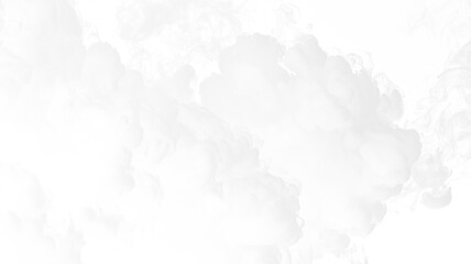 Obraz premium White smoke swirling on a transparent background depicting movement and flow in the air