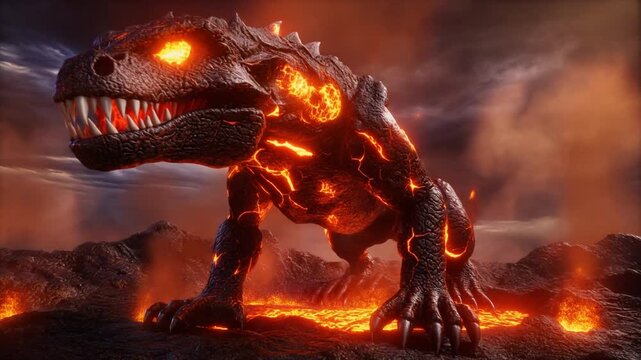 Ancient Flame-Wreathed Kaiju