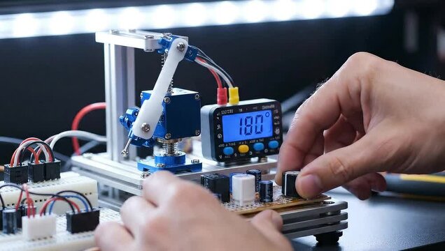 Robotic Arm Calibration and Precision Measurement in Lab.