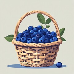Minimal Basket of Blueberries

