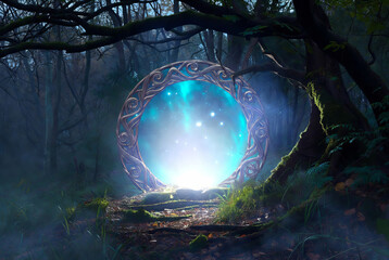 A close-up of a fabulous portal to the other world.
