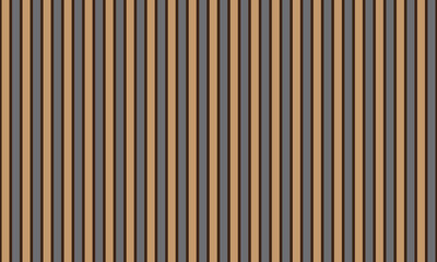 Obraz premium Decorative external dividing wall that provides air flow and ventilation light brown corrigated steel plate building wall background